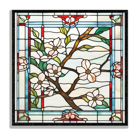 Mood Mat Stained Flower 12
