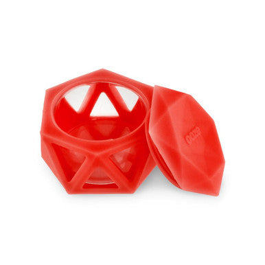 Ooze Geode Silicone Covered Glass Container
