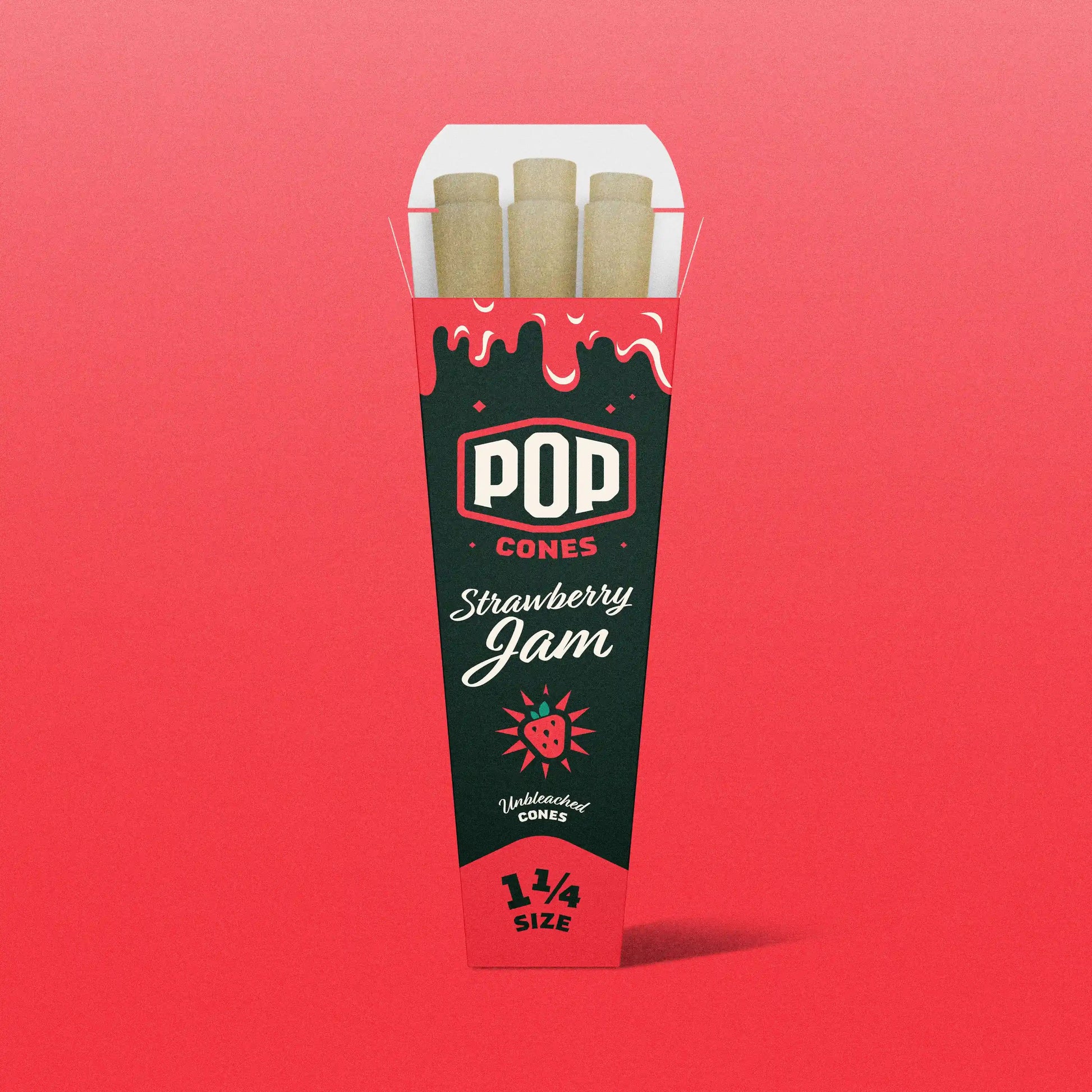 Pop Cones-Strawbry Jam : King Size