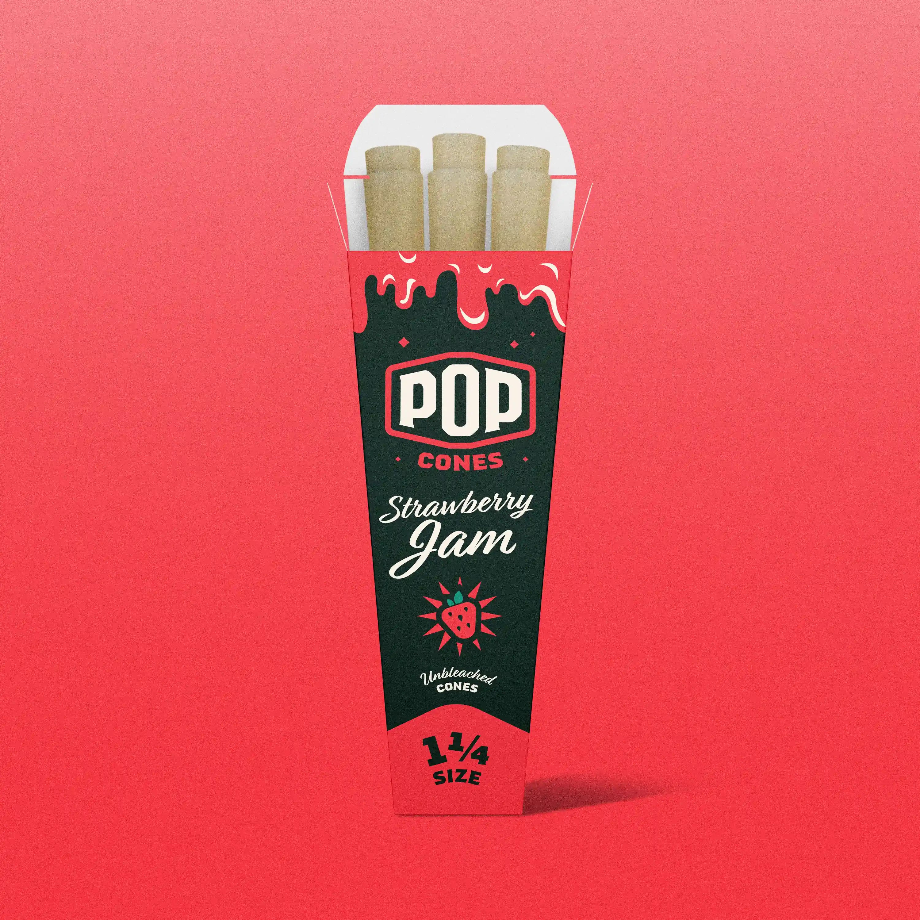 Pop Cones-Strawbry Jam : King Size
