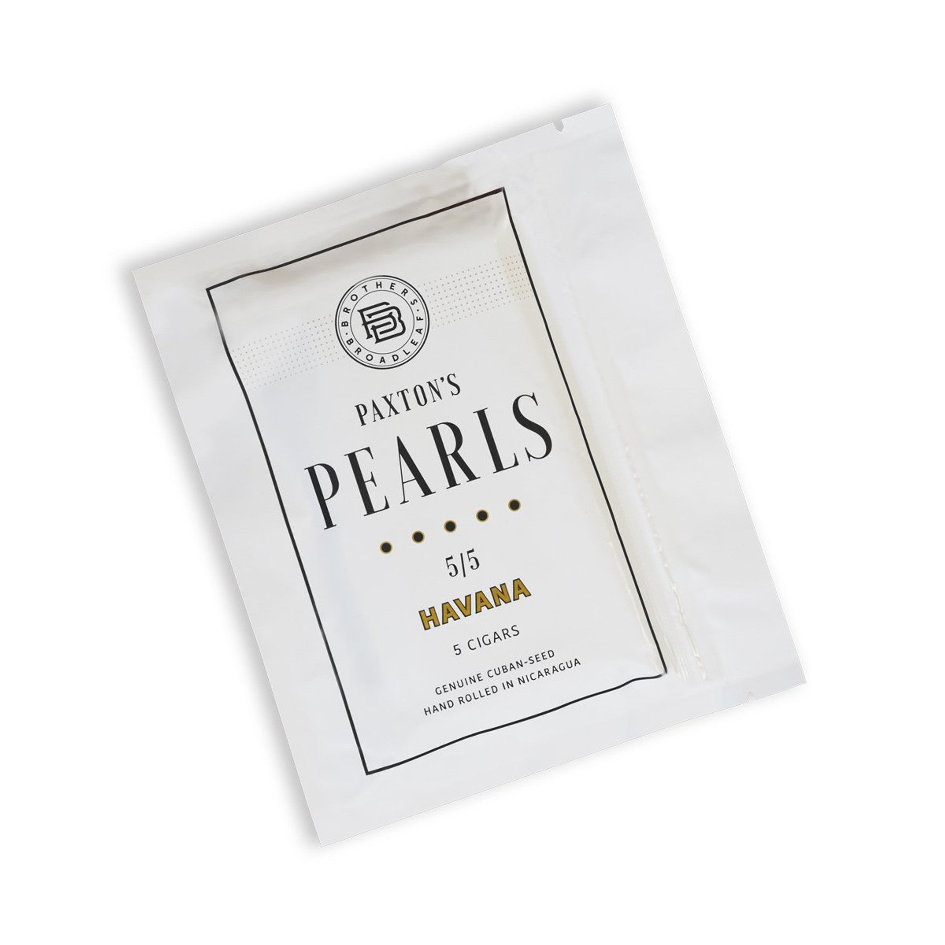 Brother's Broad Leaf - Paxton's Pearls Havana 5 pack (White Pack)