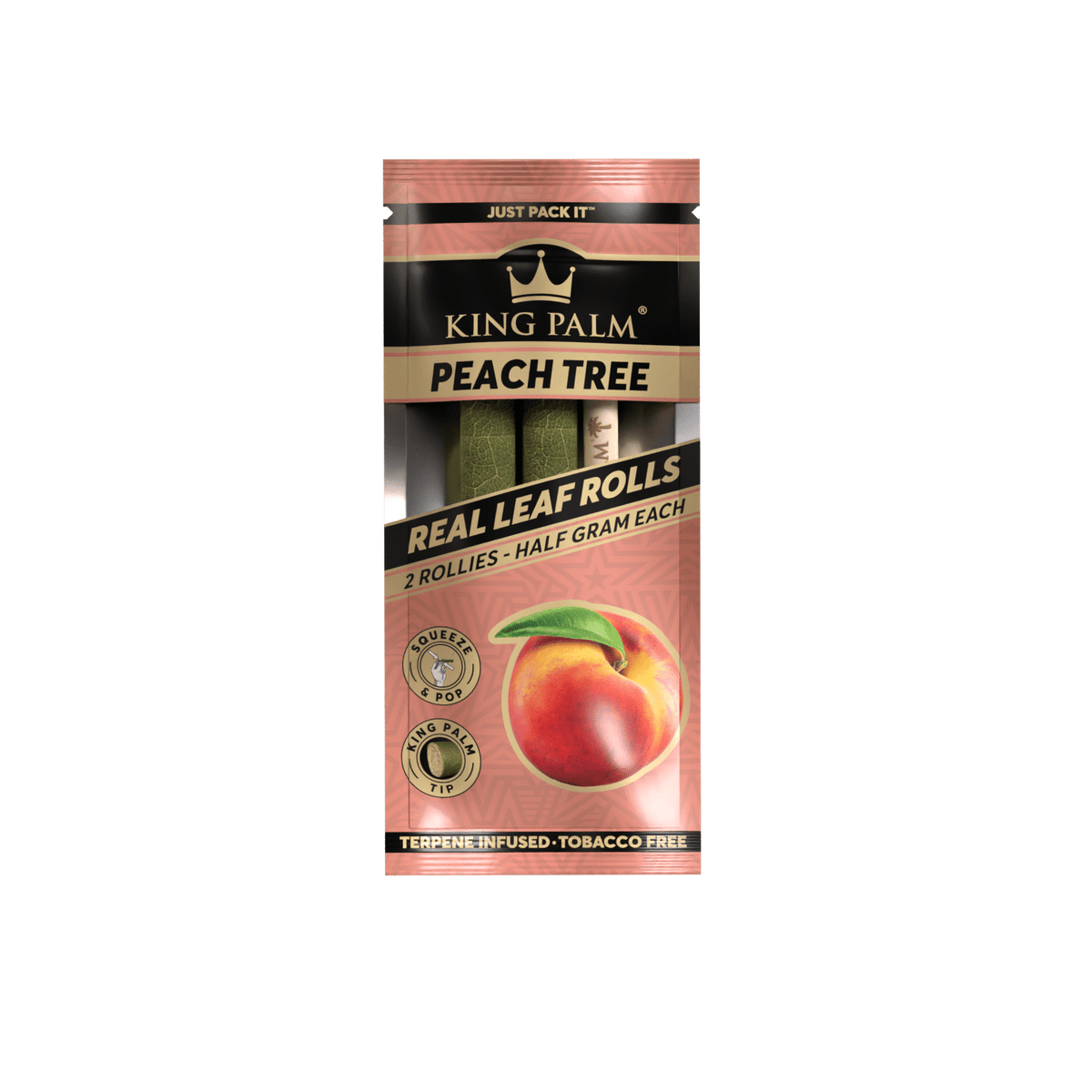King Palm Rollies 2pk Peach Tree