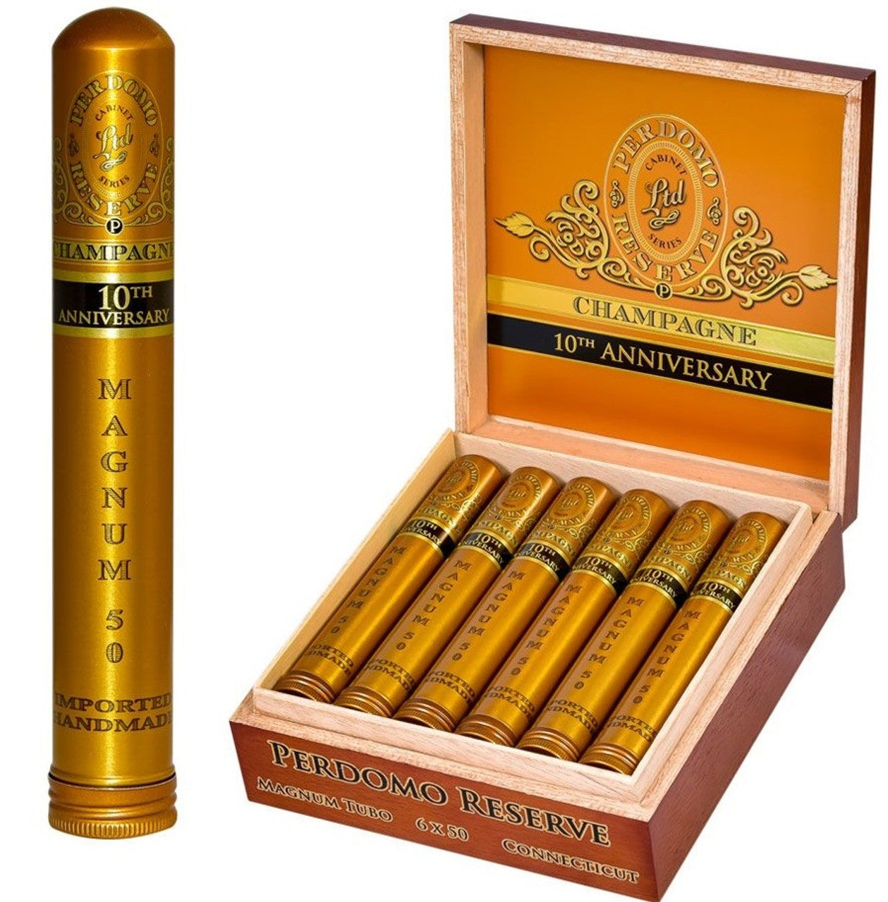 Perdomo Reserve Champagne - Connecticut : 6 X 50