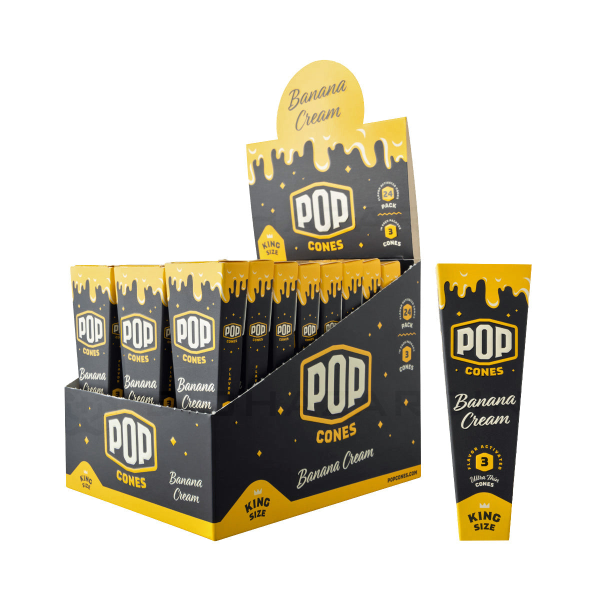 Pop Cones-Banana Cream : King Size