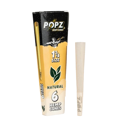 Popz Cones-Natural : 1 1/4
