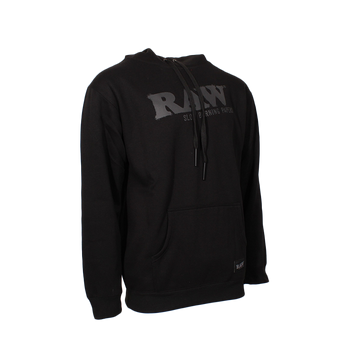 Raw Hoodie Grey Logo With Stash Product