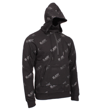 Raw Rawlers Hoodie-Black On Black Edition (Multiple Sizes)