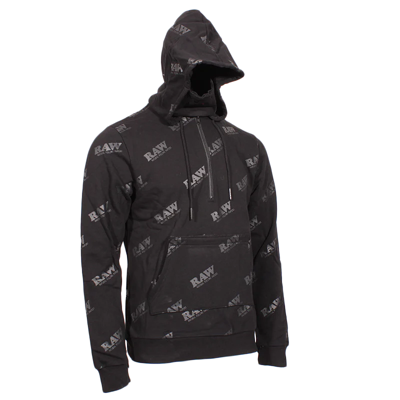 Raw Rawlers Hoodie-Black On Black Edition (Multiple Sizes)