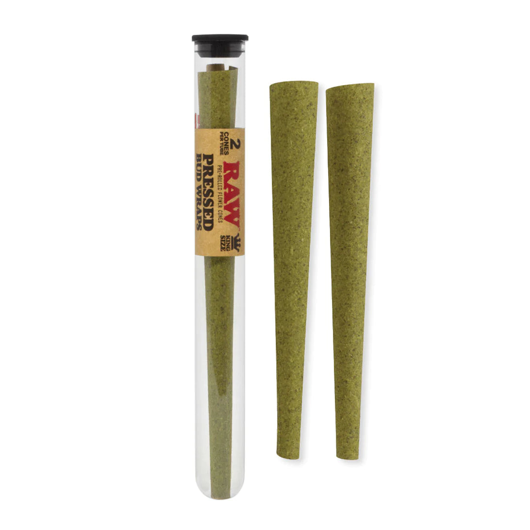 Raw Bud Pressed Wrap Pre Rolled Cones