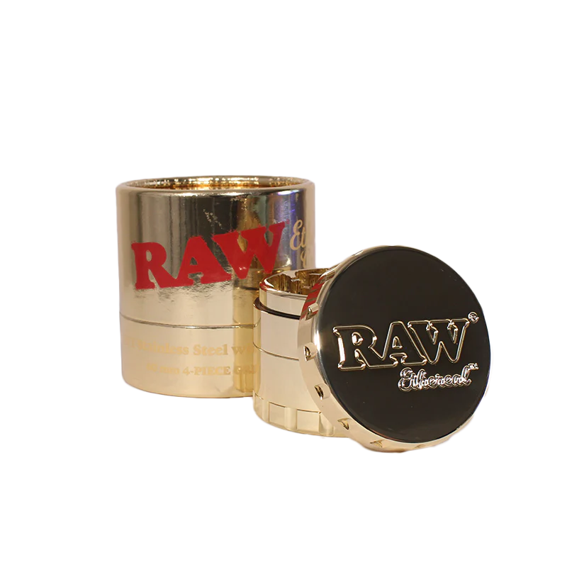 Raw Ethereal Grinder Gold Plating 60mm 4-pc