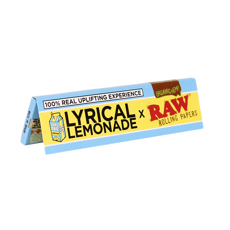 Raw X Lyrical Lemonade Organic Hemp Papers