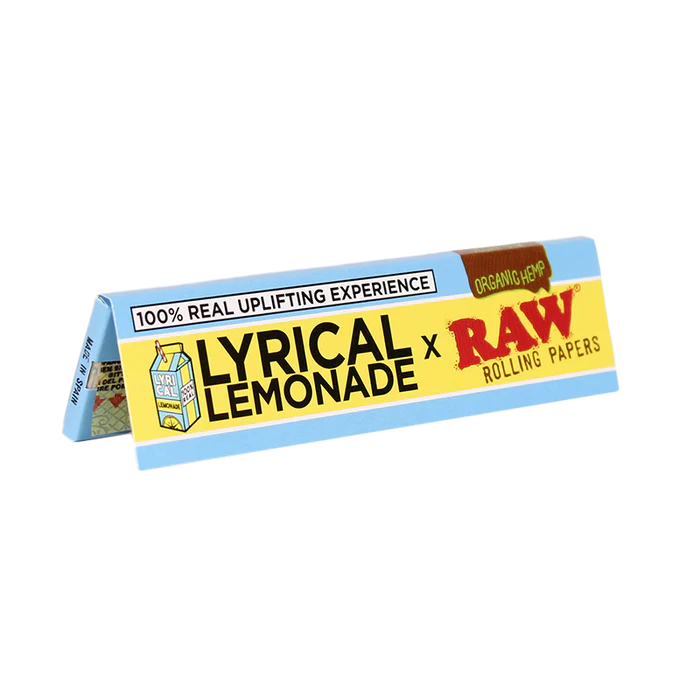 Raw X Lyrical Lemonade Organic Hemp Papers