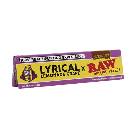 Raw X Lyrical Lemonade Organic Hemp Papers