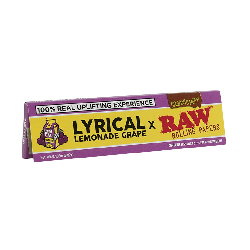 Raw X Lyrical Lemonade Organic Hemp Papers