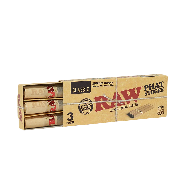Raw Phat Stogee w/ Wooden Tip - 3pk