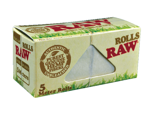 Raw Rolls 5 Meter Organic Hemp Papers