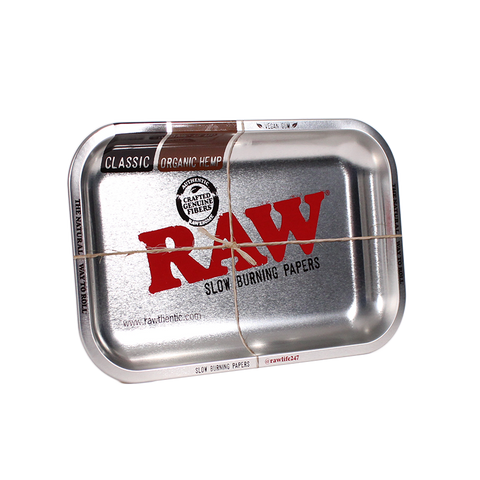 Raw Rolling Tray Silver