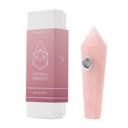 Gemstone Jewel Pipe - Rose Quartz