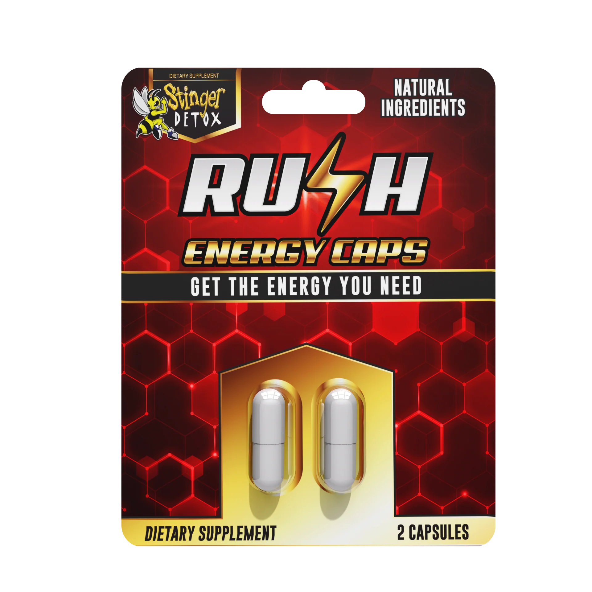 Stinger Detox Rush Energy Caps