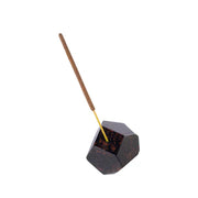 Faceted Incense Holder - Red Obsidian