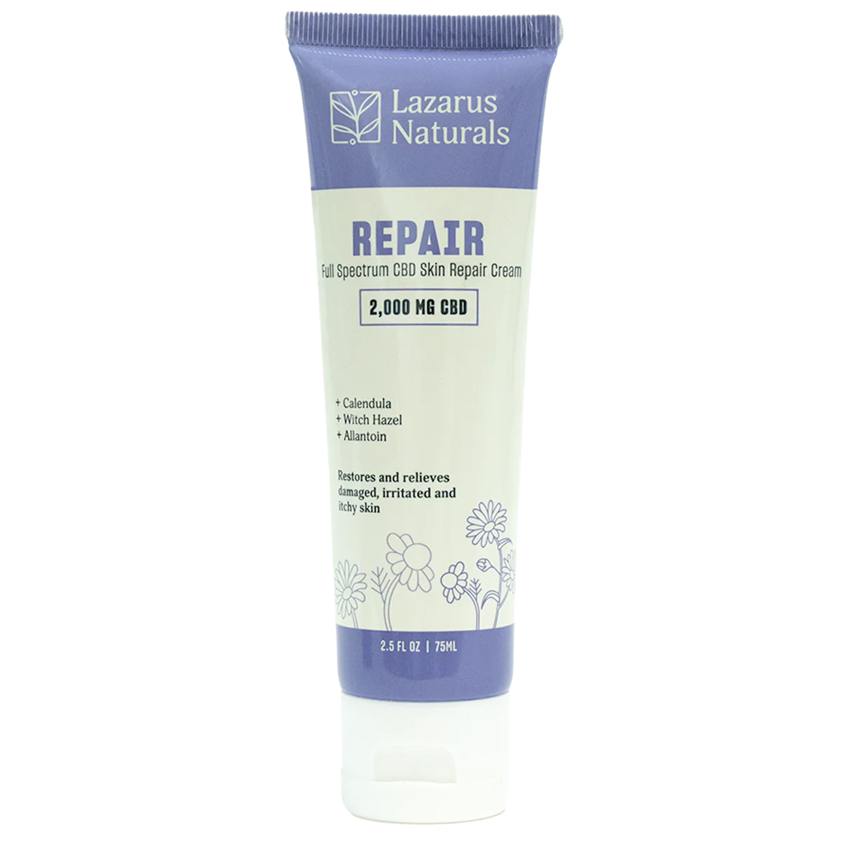 Lazarus Naturals CBD Skin Cream Repair 2000mg 2.5oz