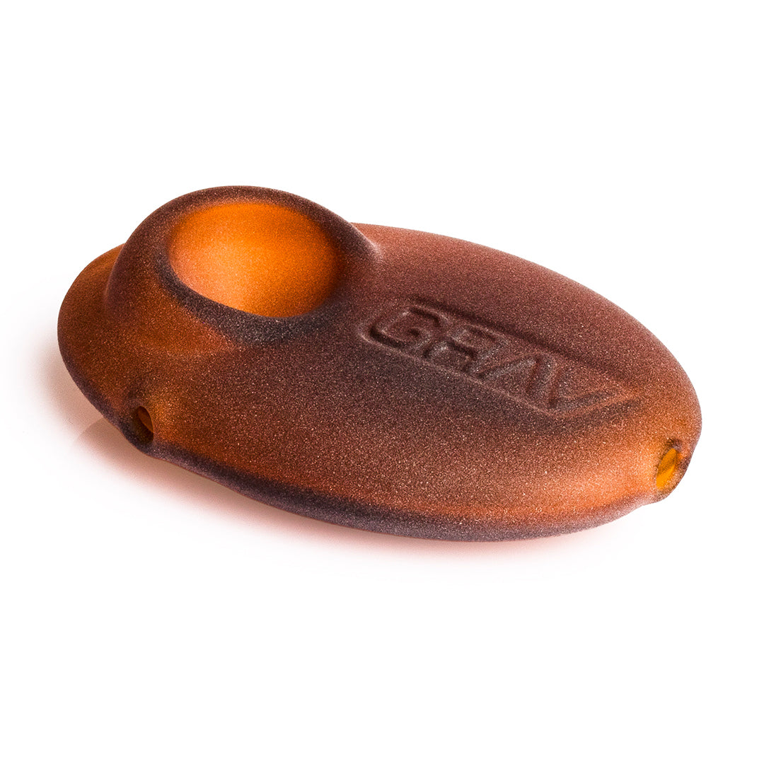 Grav 3 Inch Sandblasted Pebble Spoon Pipe