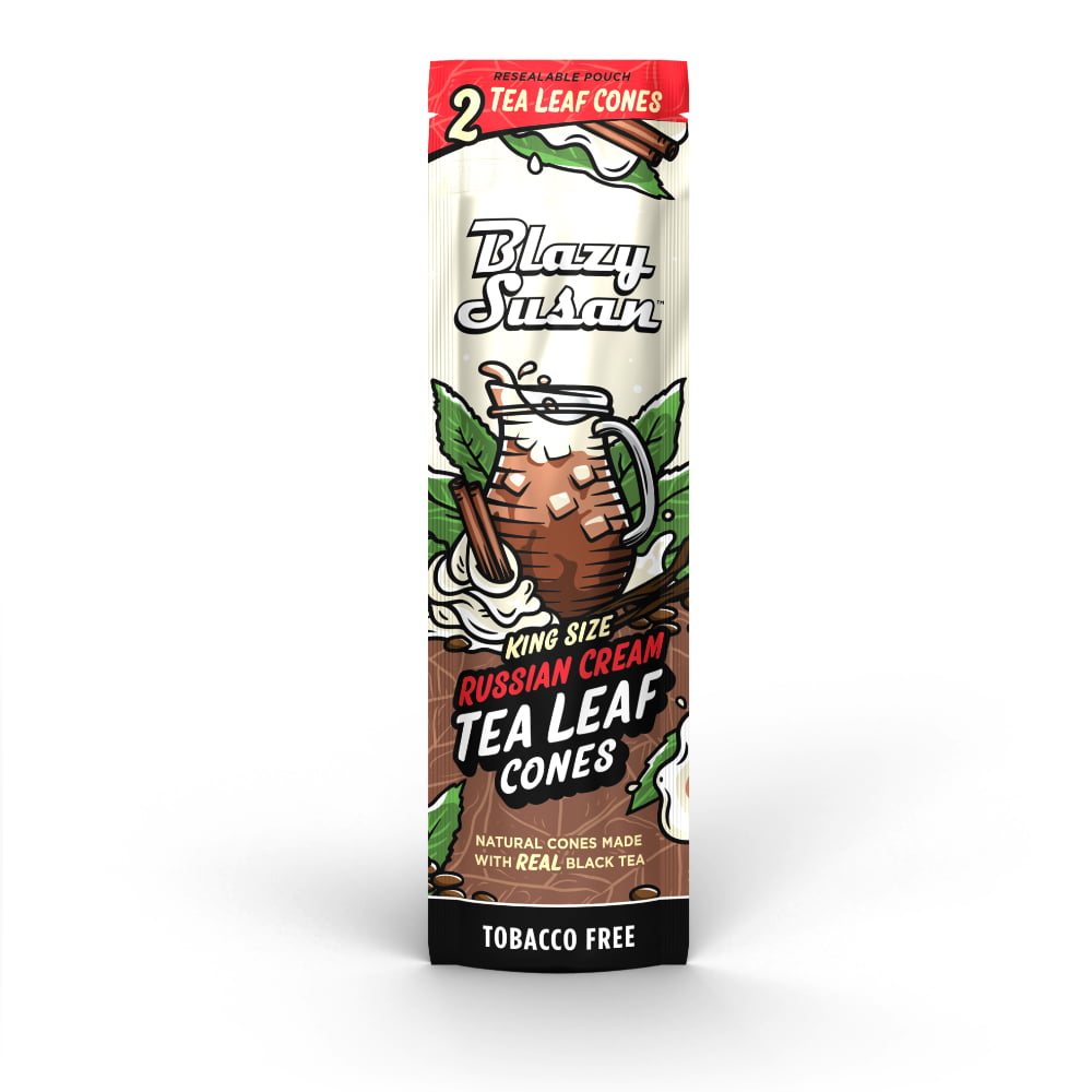 Blazy Susan Tea Leaf Cones - Russian Cream
