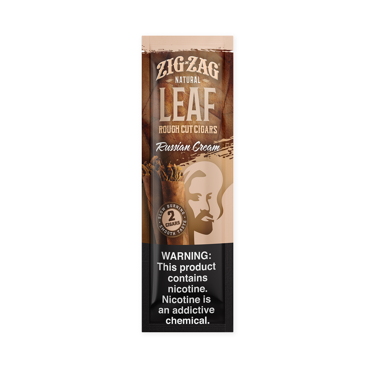 Zig Zag Leaf - Russian Cream