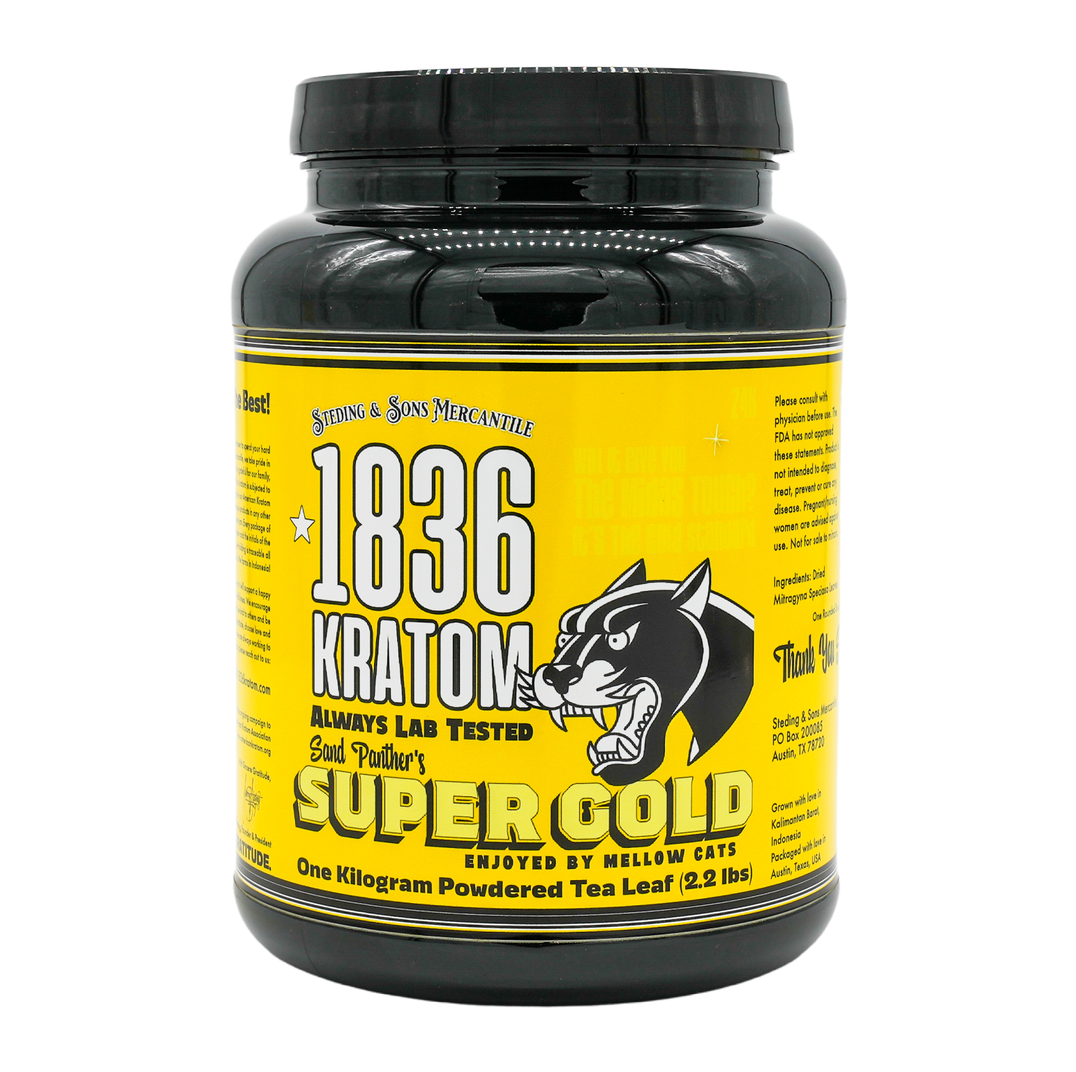 1836 Kratom 1 Kilogram Powder
