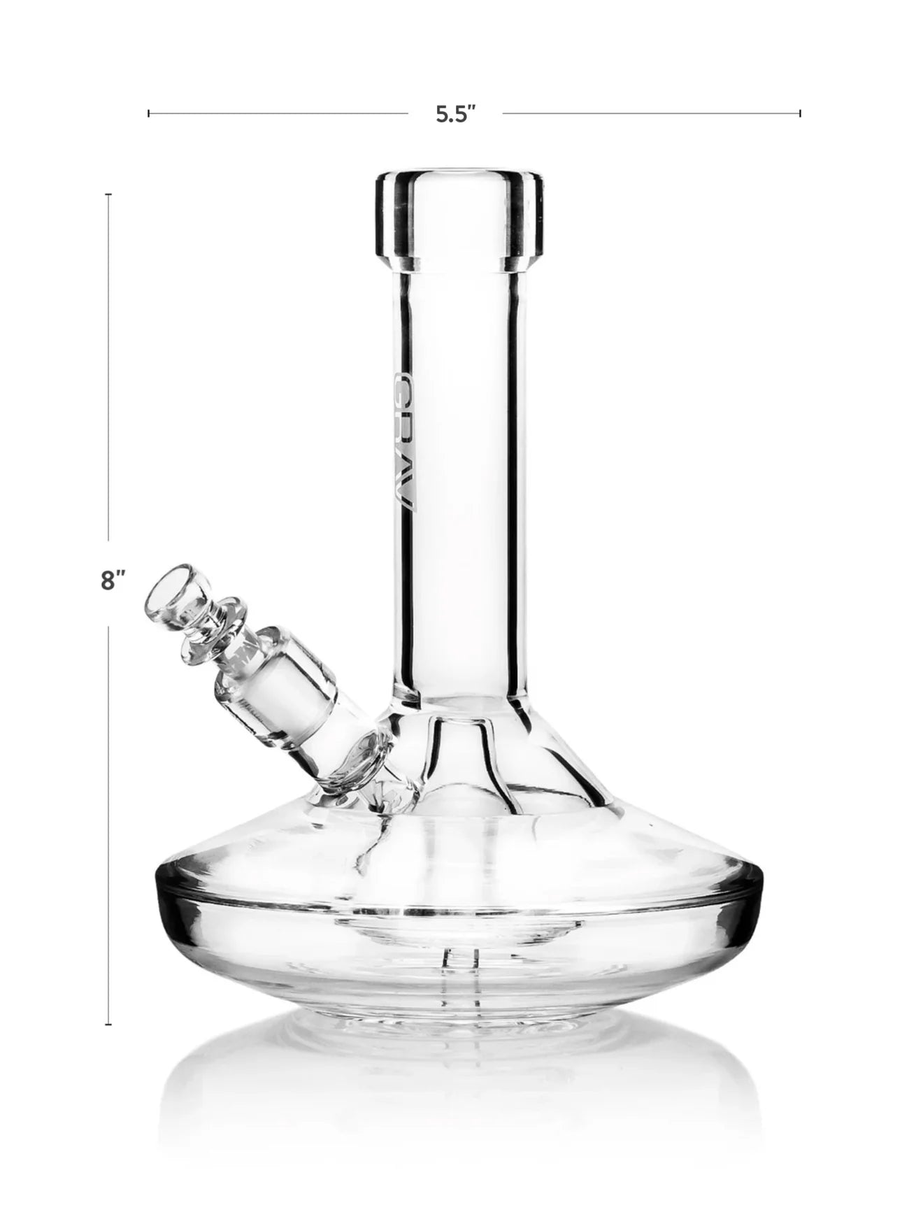 Grav Small Wide Base Bong