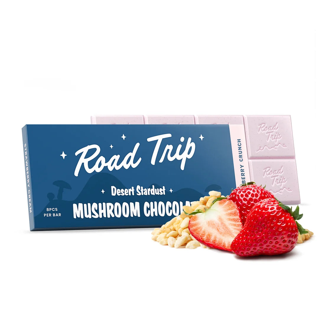 Road Trip Mushroom Chocolate Bars