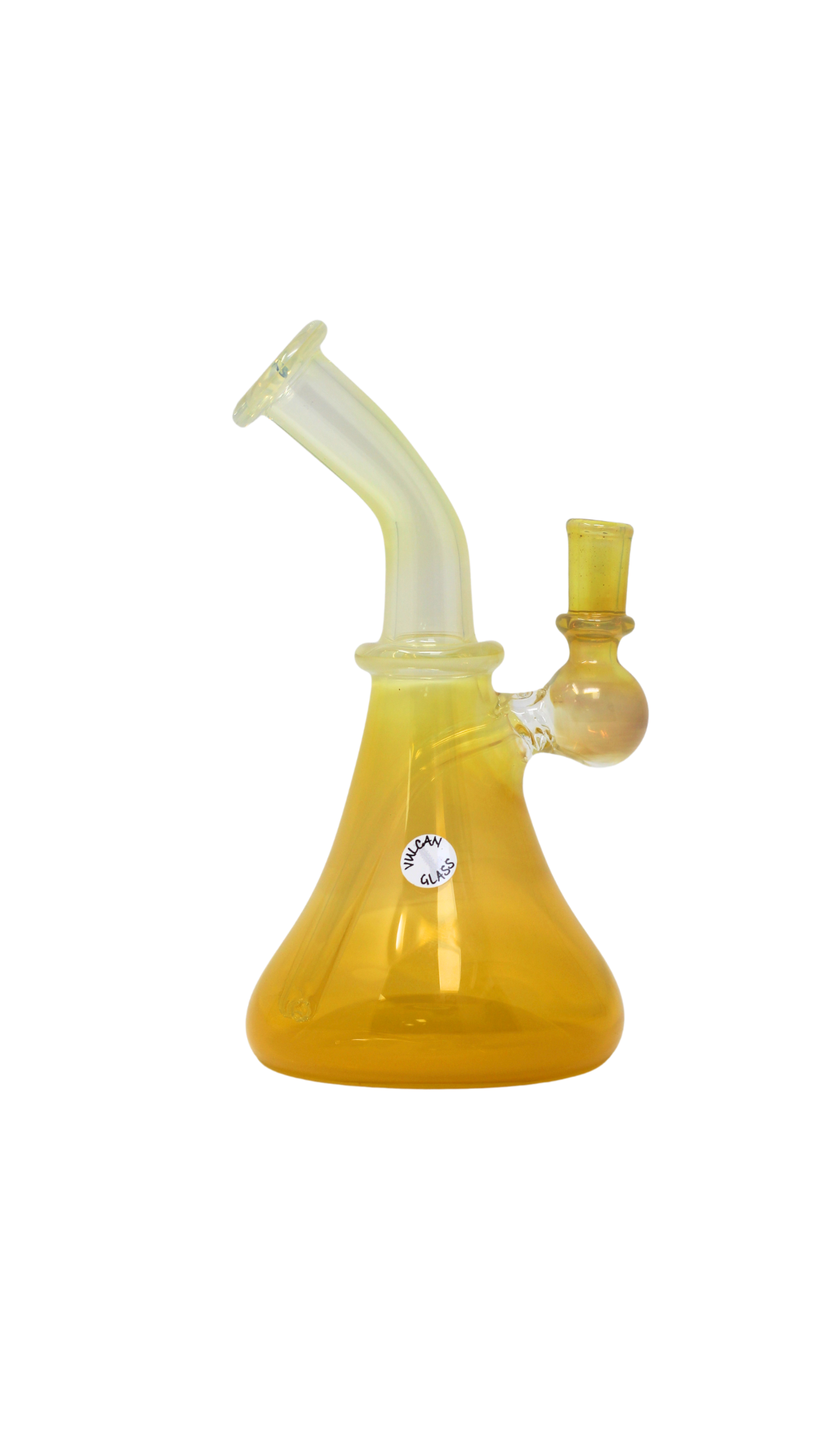 Vulcan Glass Studios Bent Neck Frit Fade Mini Rig