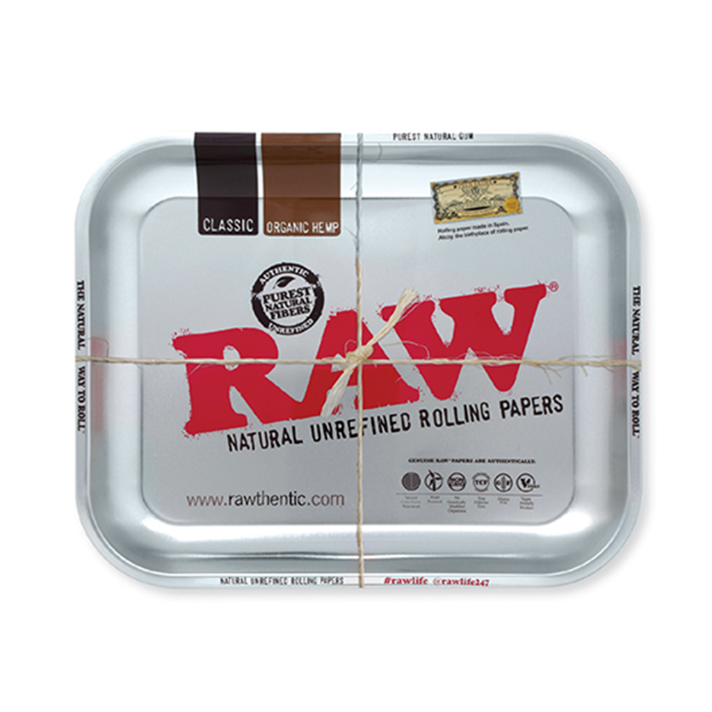 Raw Rolling Tray Silver