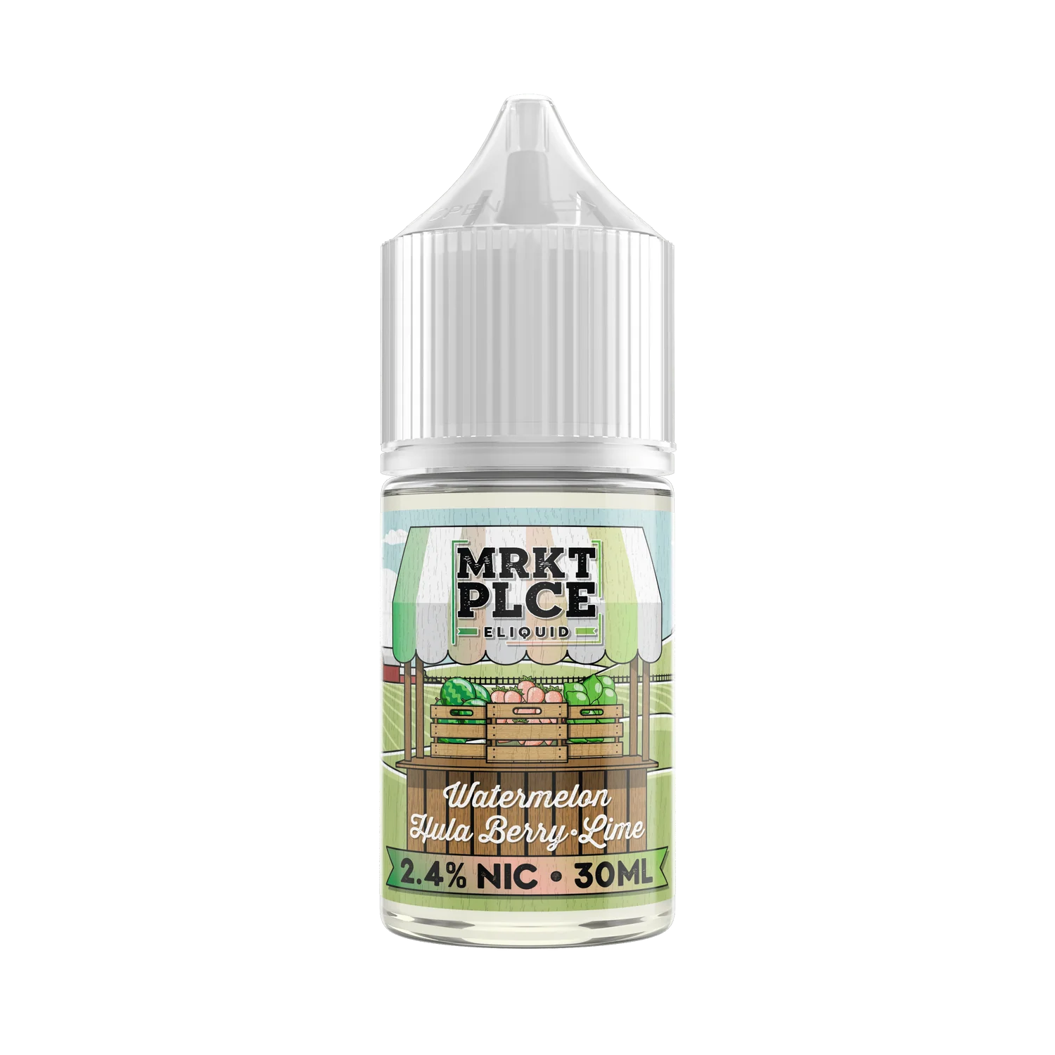 Mrkt Plce E Liquid Salts Watermelon Hula Berry Lime 24mg 30ML