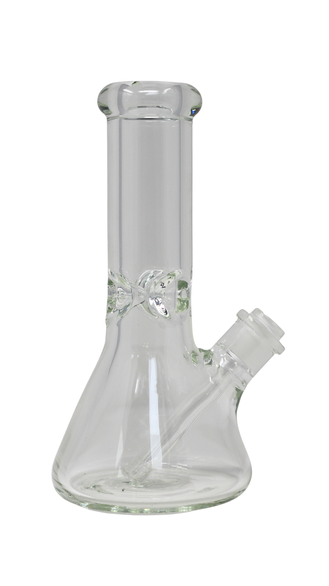 WP 108 - 10" Clear Glass Beaker Bong