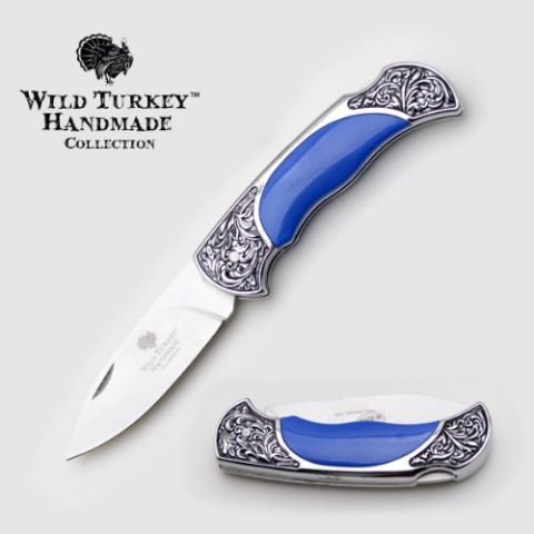 Wild Turkey Handmade Lock Back Manual Folding Knife