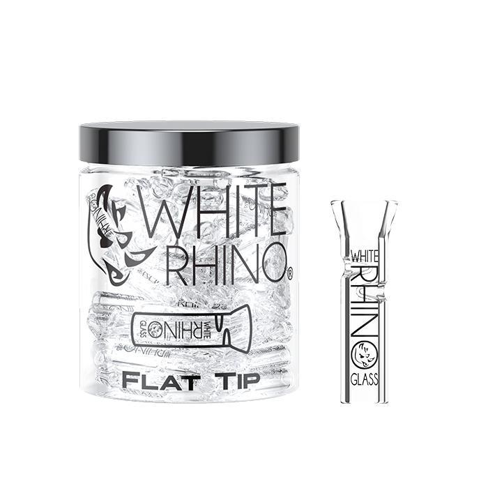 White Rhino XL Glass Tip Flat