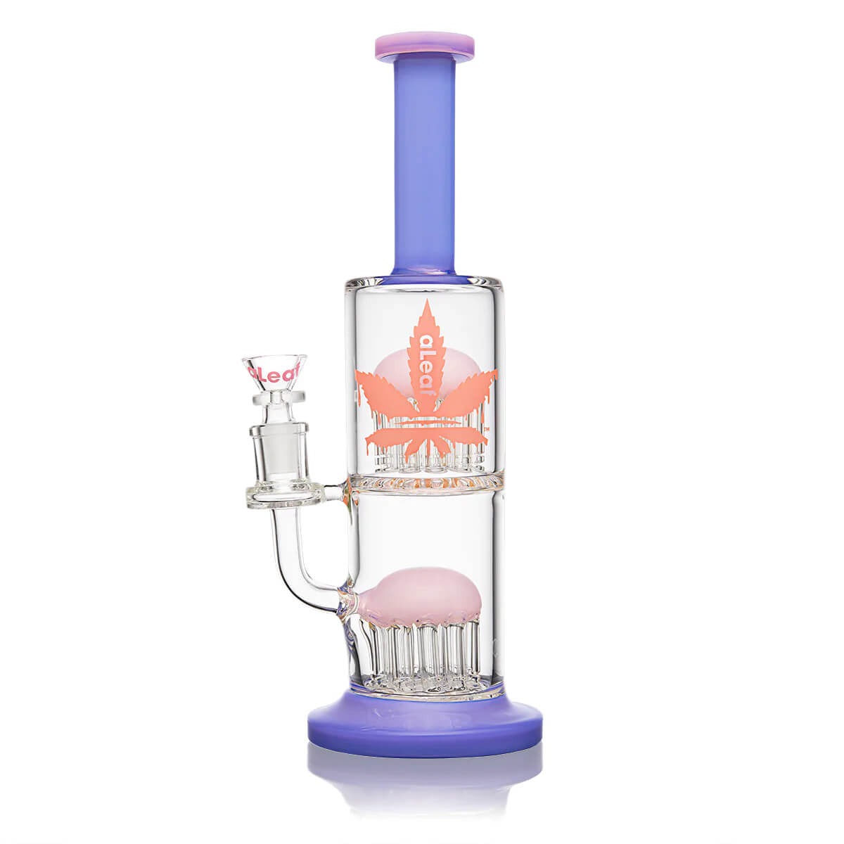 aLeaf 11" Double Tier Tree Perc Waterpipe
