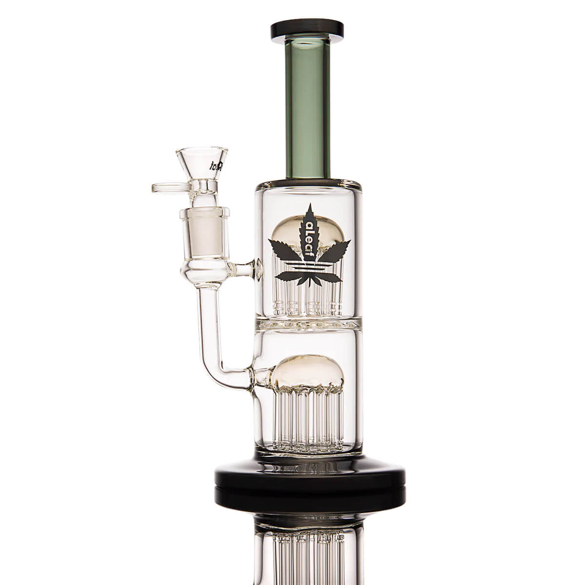 aLeaf 11" Double Tier Tree Perc Waterpipe