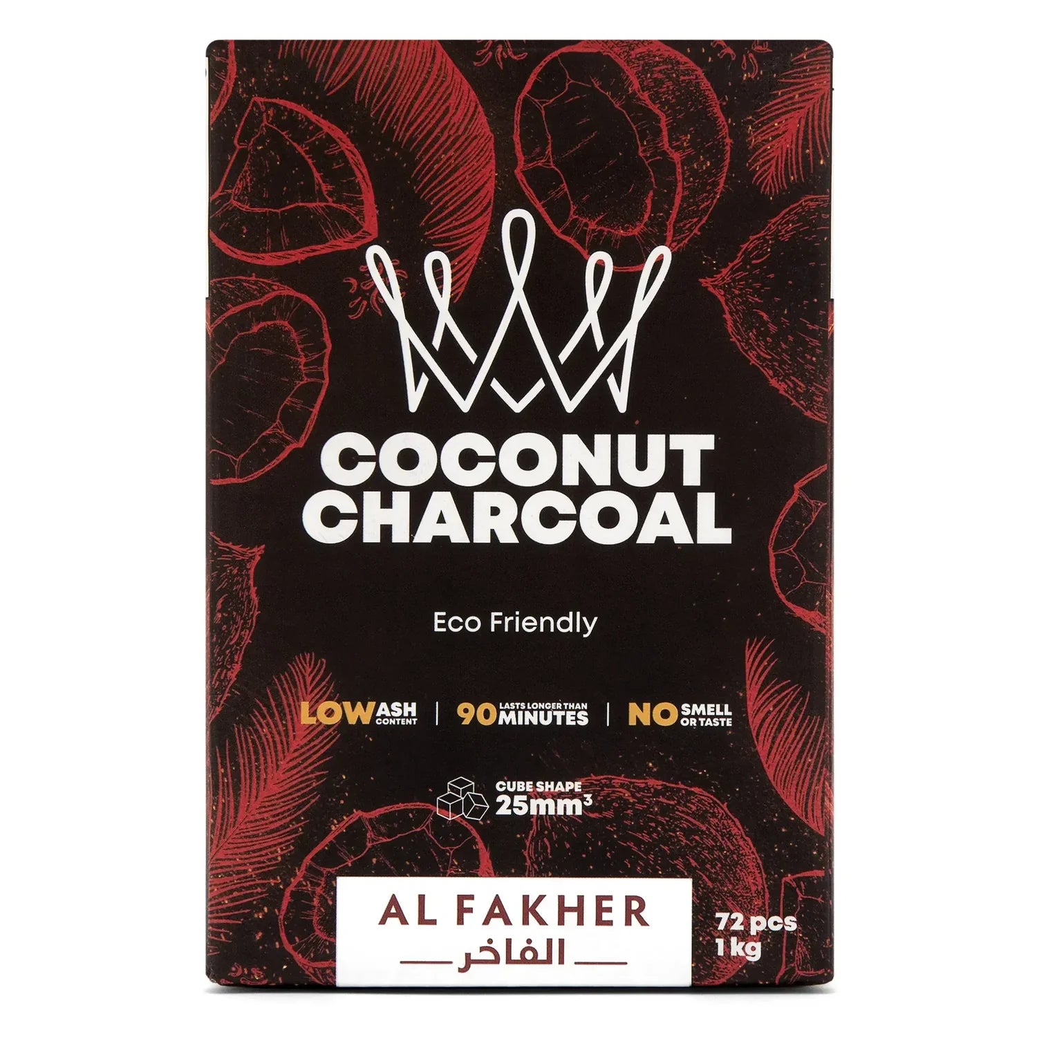 Al Fakher Coconut Coals - 72pcs