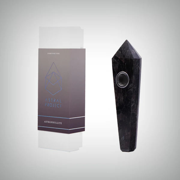 Gemstone Jewel Pipe - Astrophyllite