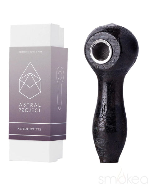 Gemstone Spoon Pipe - Astrophyllite