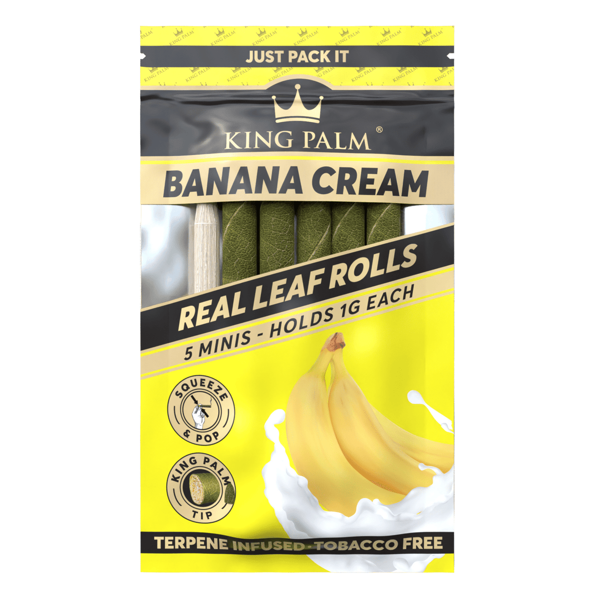King Palm Minis 5pk Banana Cream