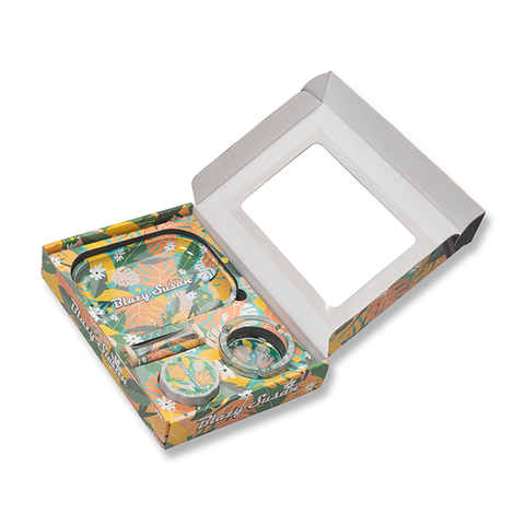 Blazy Susan Smoker's Kit 4pc. - Summer Trees