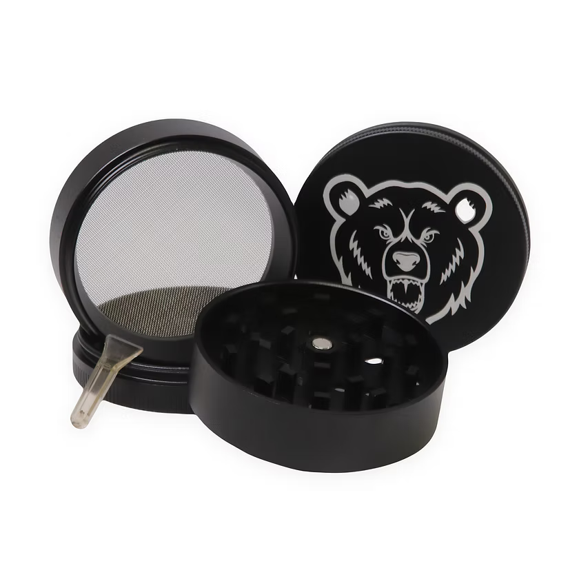 Bear Quartz 60mm 4 Piece Aluminum Grinder
