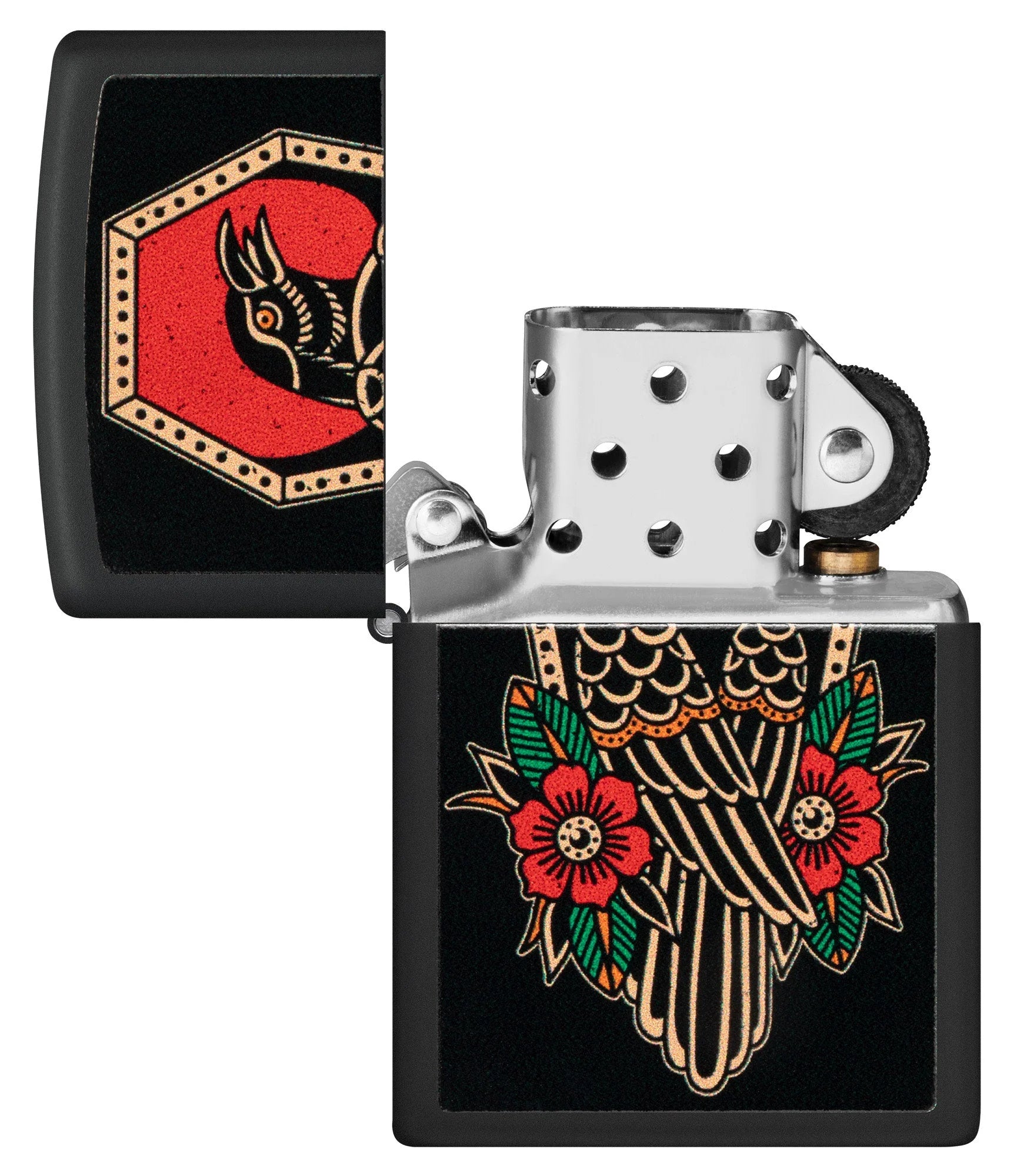 Zippo Lighter $33.99 - Crow Tattoo