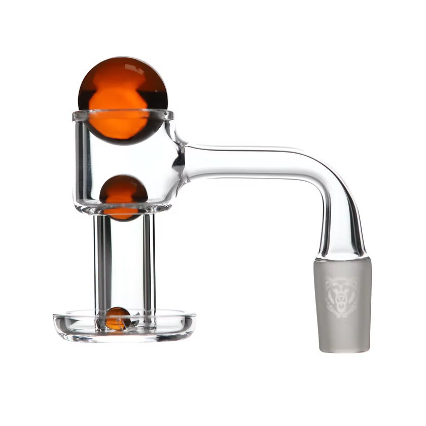 Bear Quartz V1 Slurper Set (Comes with Marble & Pearls)