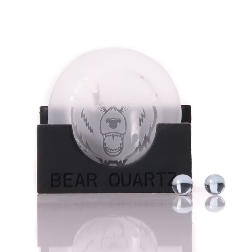 Bear Quartz V2 Spinner Disk Cap Set (Stand and Pearls Included)