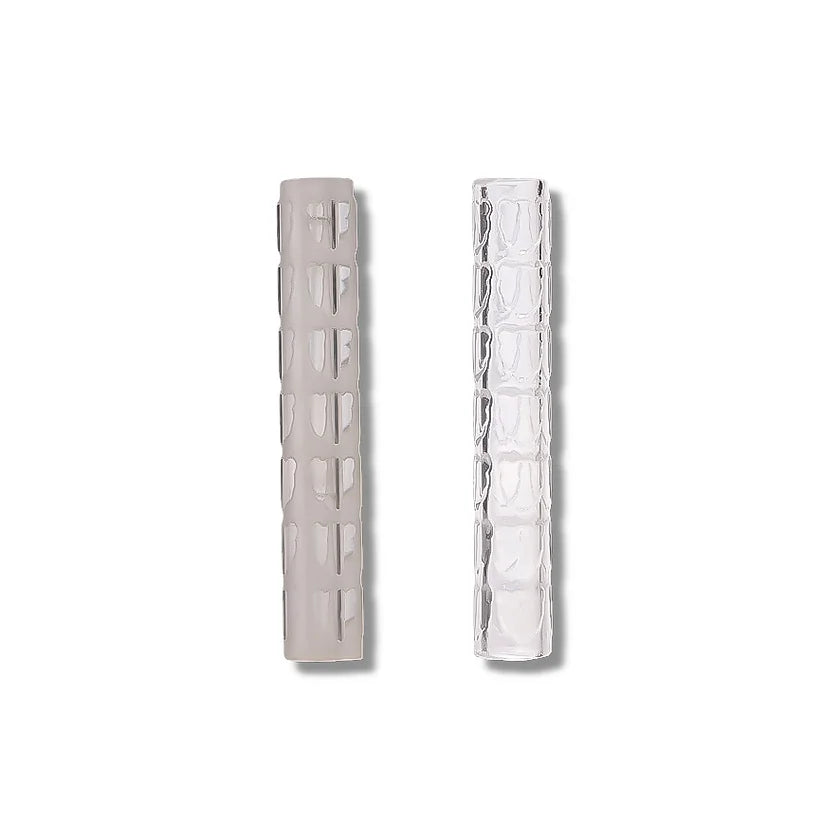 Bear Quartz Hollow Pillar - (Set of 2)