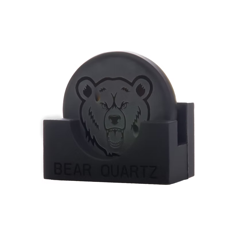 Bear Quartz V2 Spinner Disk Cap Set (Stand and Pearls Included)